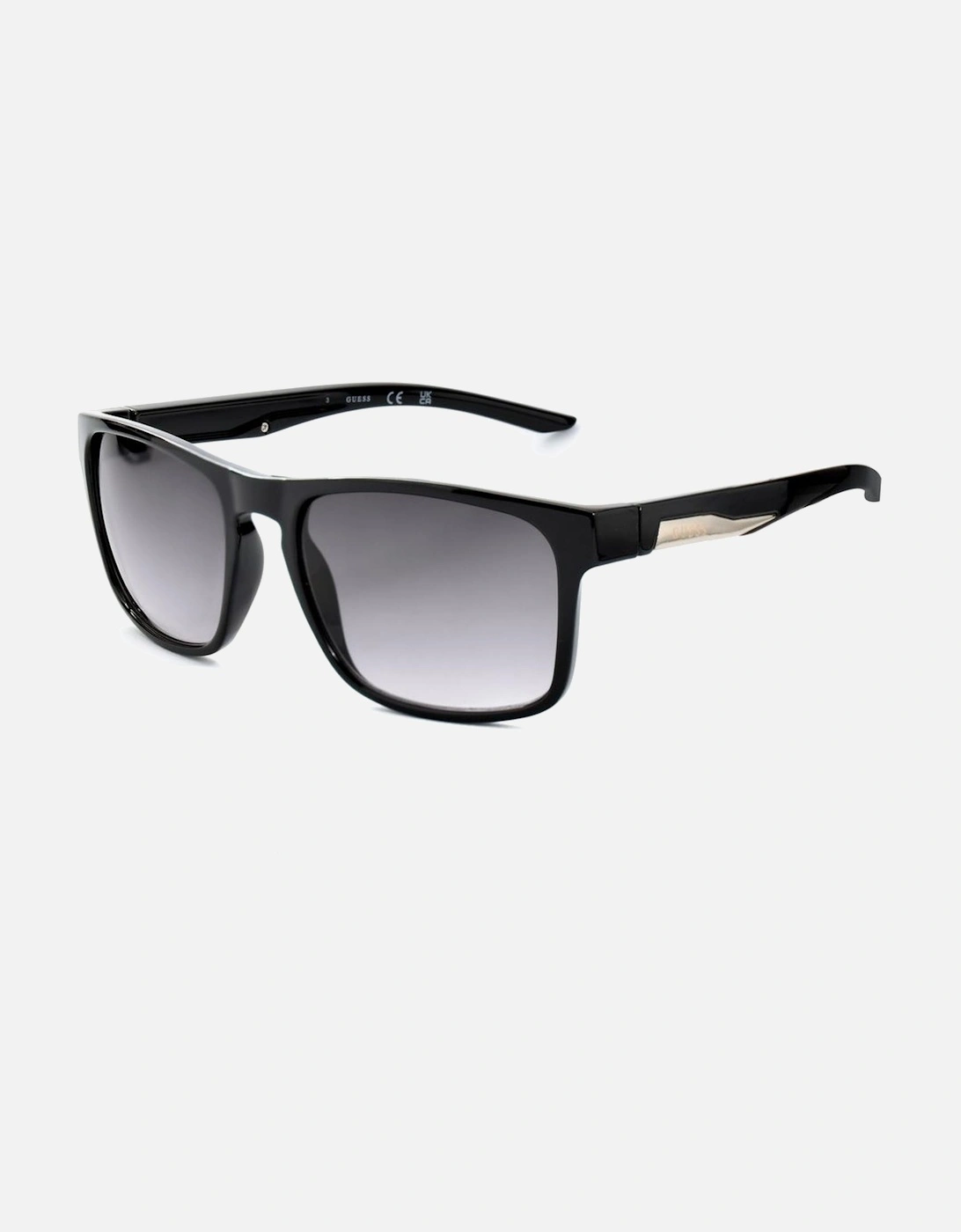 Resin Grey Degraded Sunglasses Unisex - Black, 3 of 2