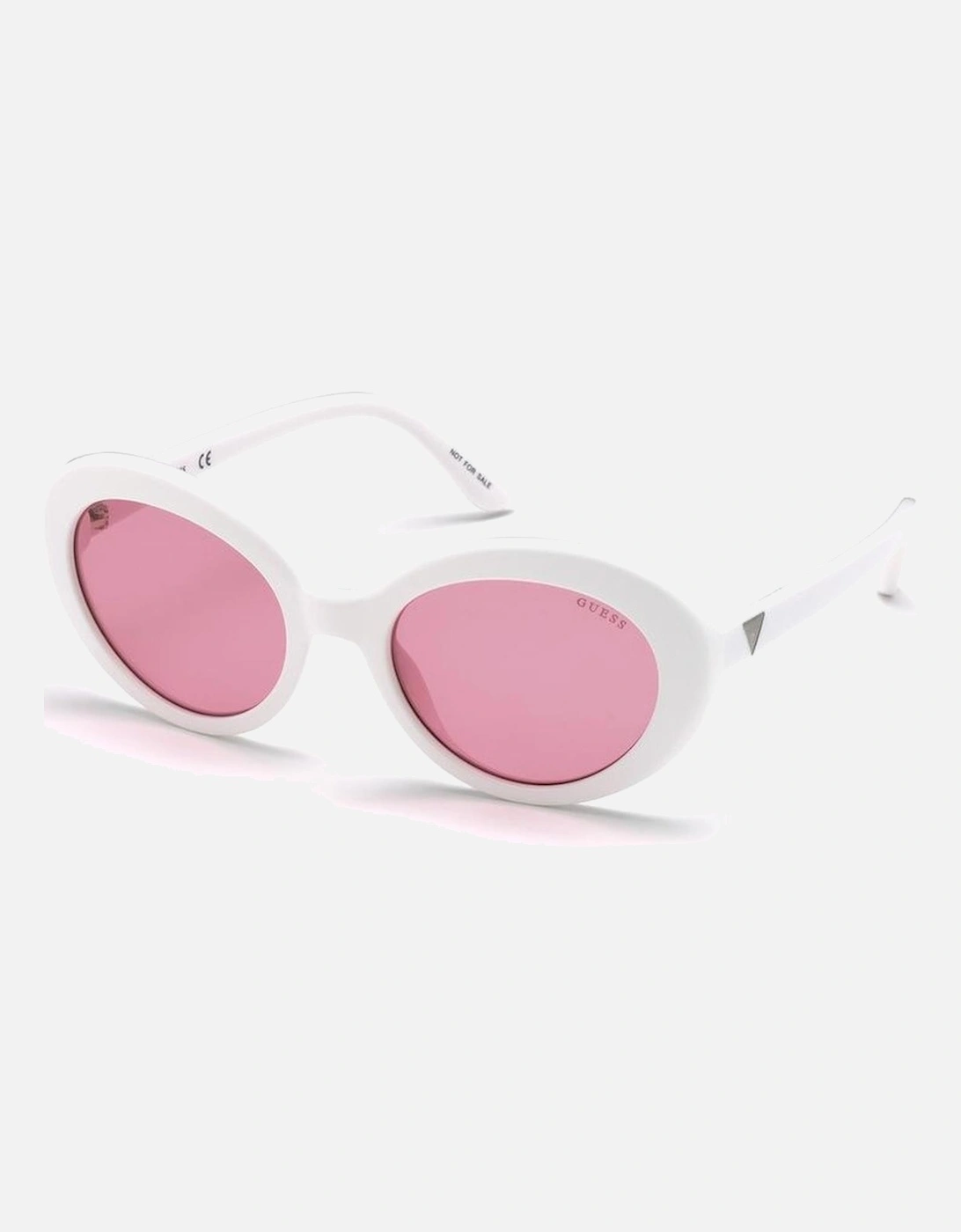 Acetate Fine Heart Sunglasses Women - White, 3 of 2