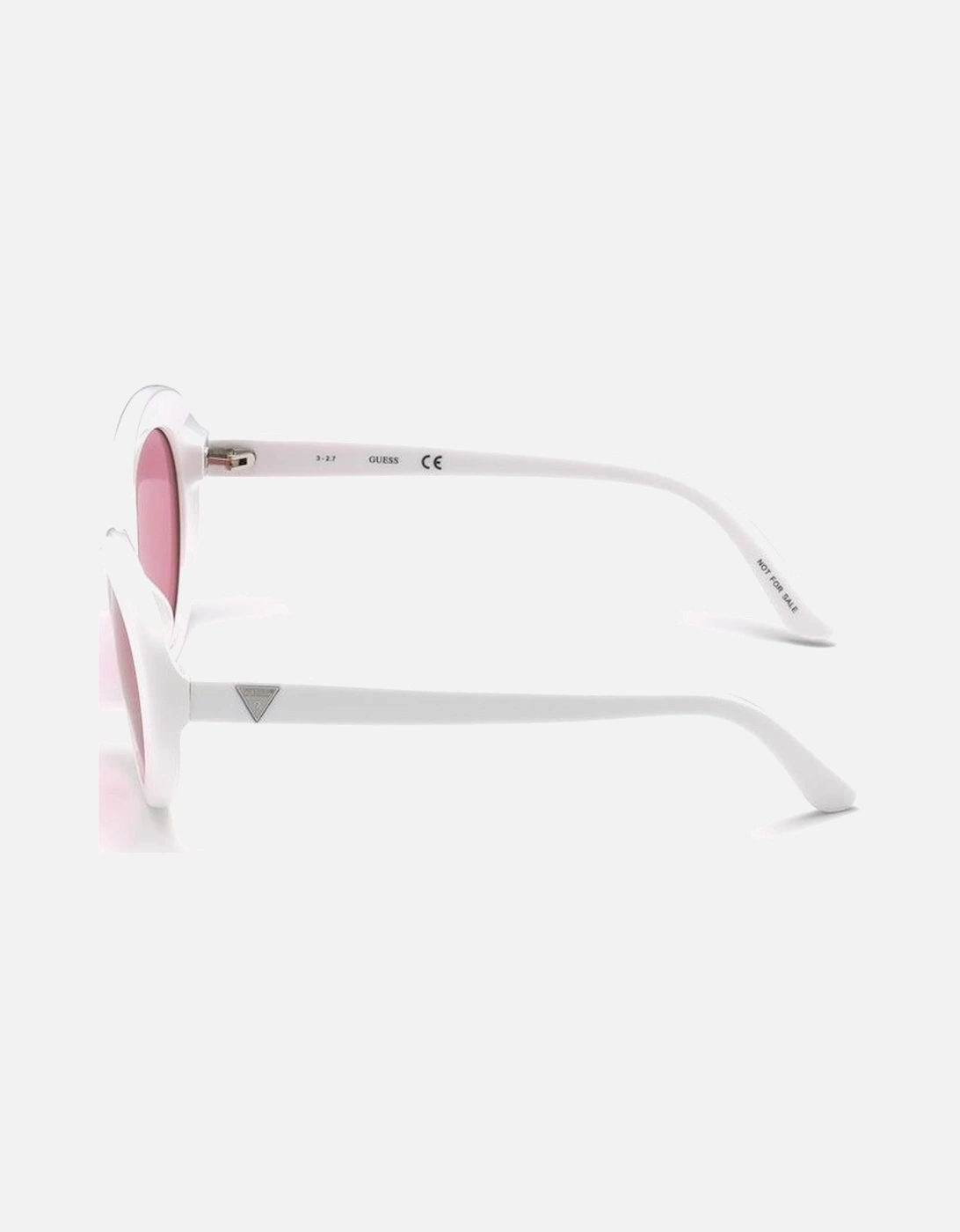 Acetate Fine Heart Sunglasses Women - White