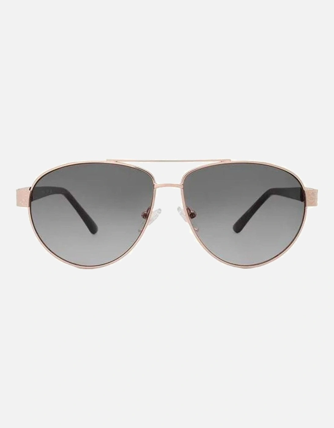 Metal Frame Gradient Sunglasses Unisex - Gold