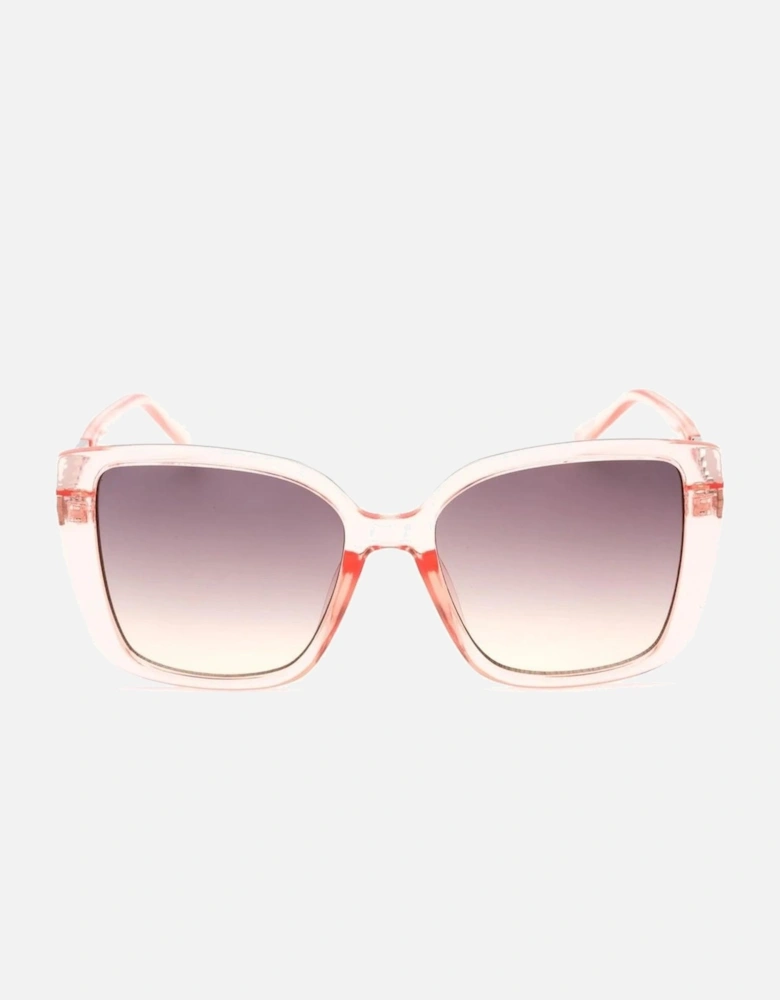 Transparent Resin Sunglasses Women