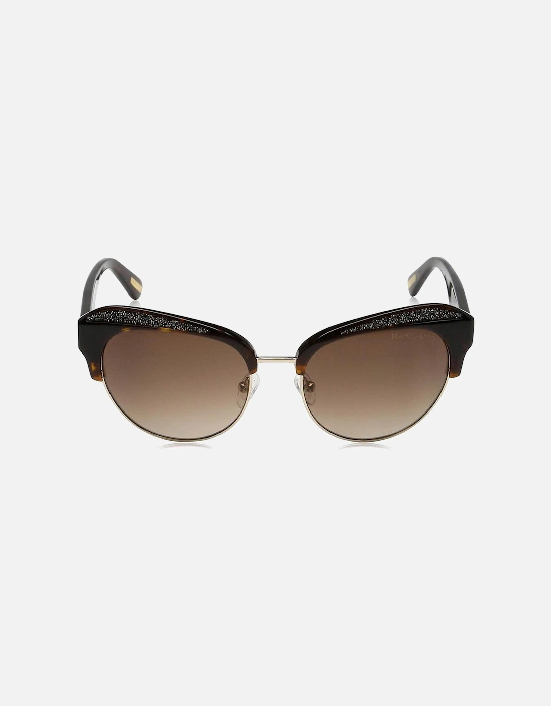 Acetate Bracelet Watch with Brown Dial Women Sunglasses