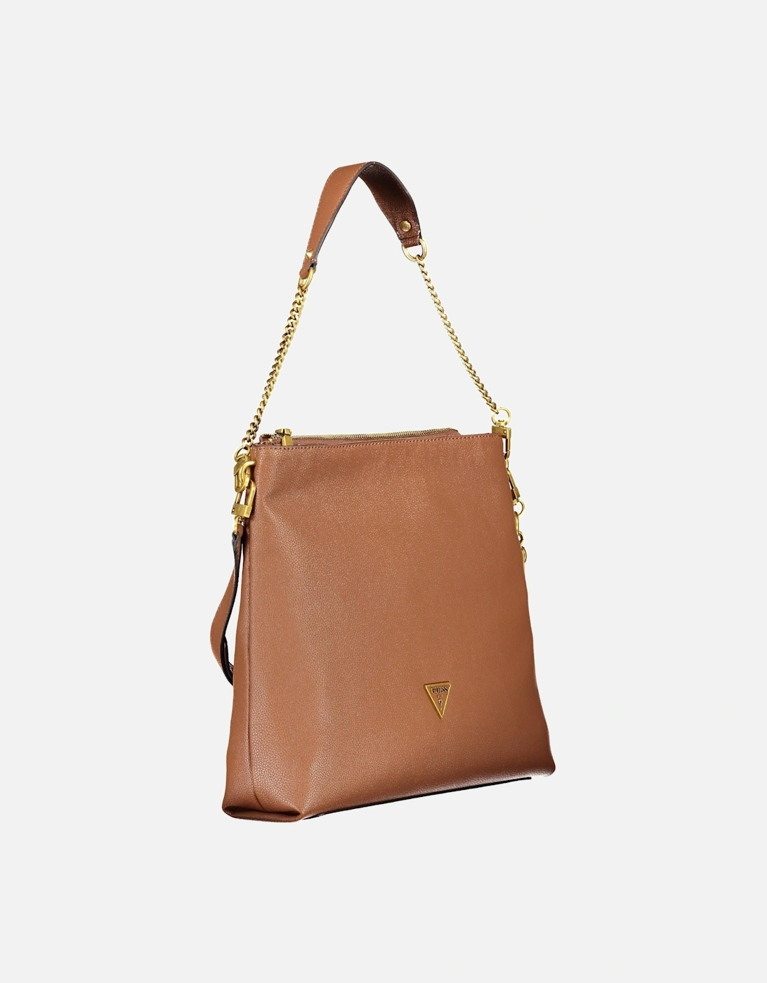 Versatile Shoulder Bag with Multiple Compartments in Brown Women