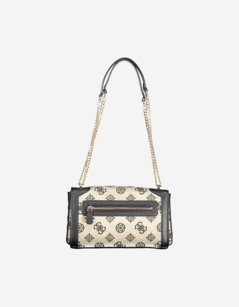 Leather Crossbody Bag with Gold-tone Hardware Women - Black Handbags