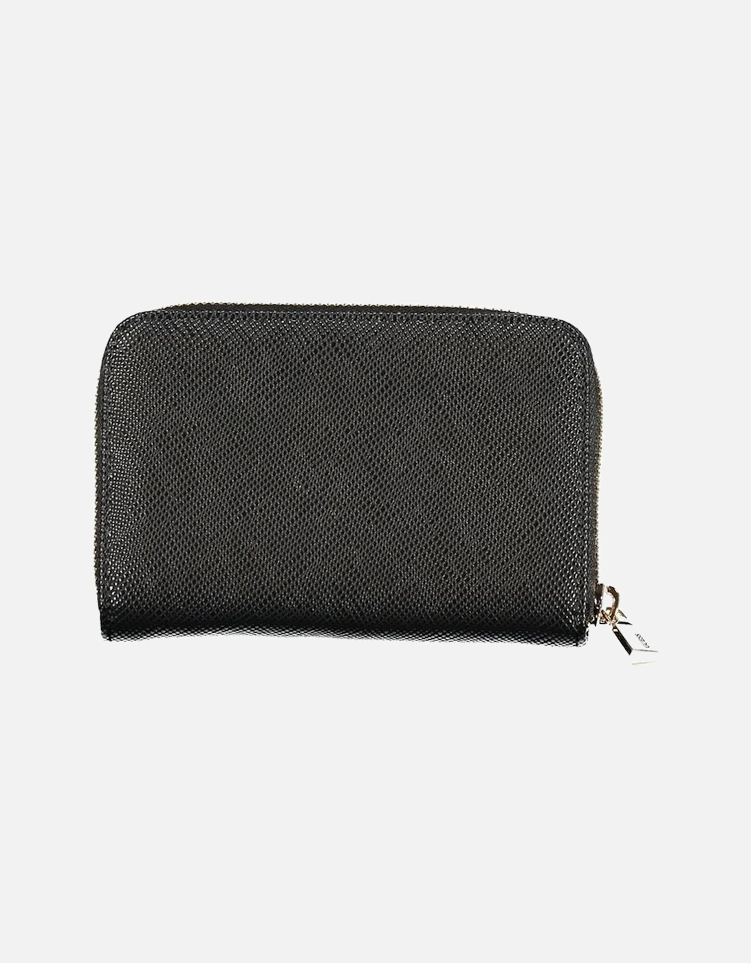3-Compartment Wallet with Coin Purse and Card Spaces Women - Black