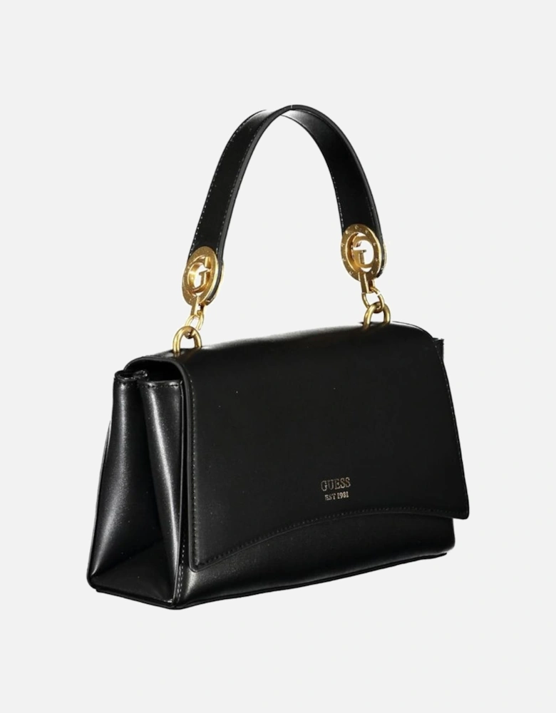 Adjustable Handle Masie Bag with Multiple Pockets and Snap Closure