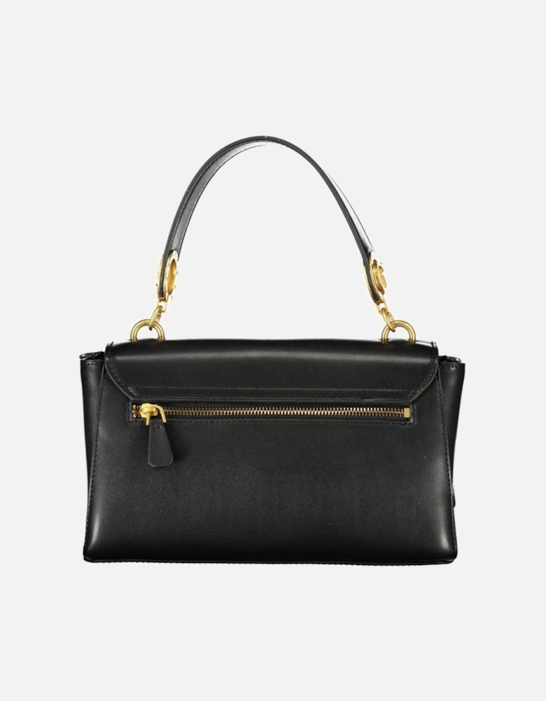Adjustable Handle Masie Bag with Multiple Pockets and Snap Closure