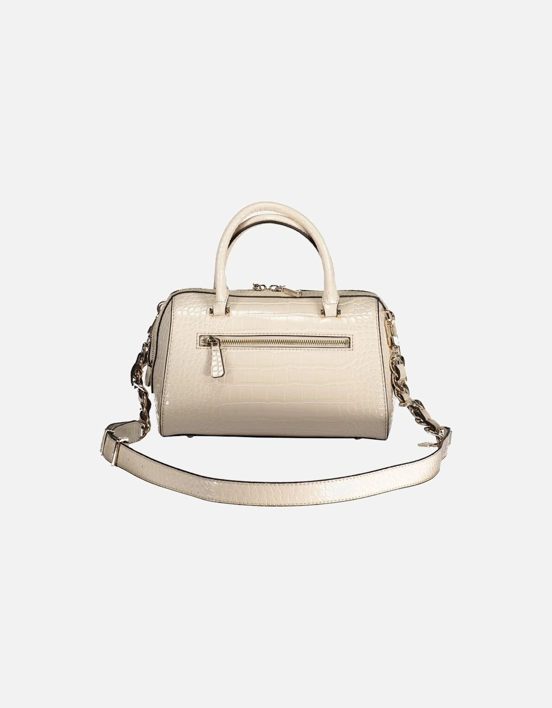 Beige Polyethylene Handbag Women