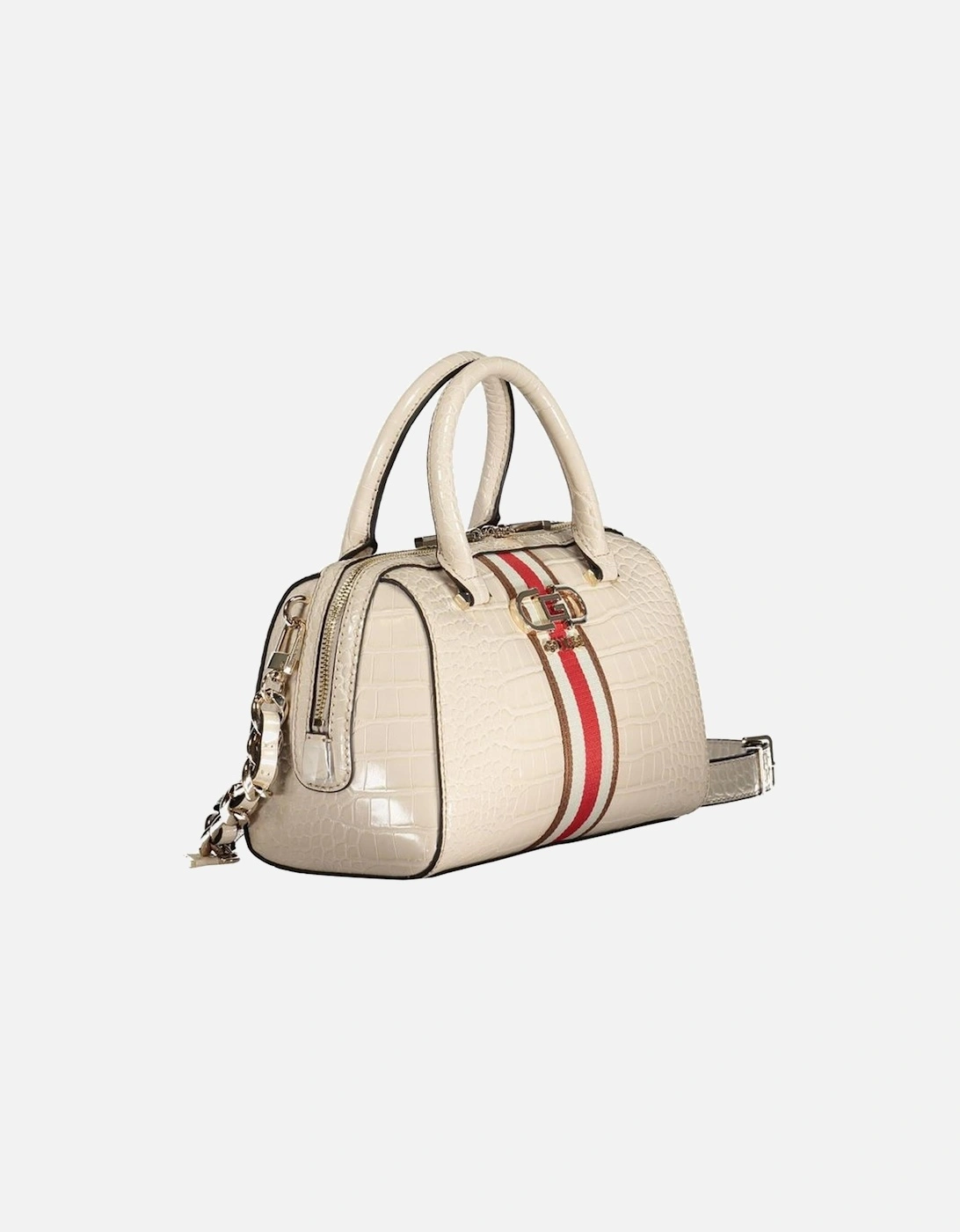 Beige Polyethylene Handbag Women