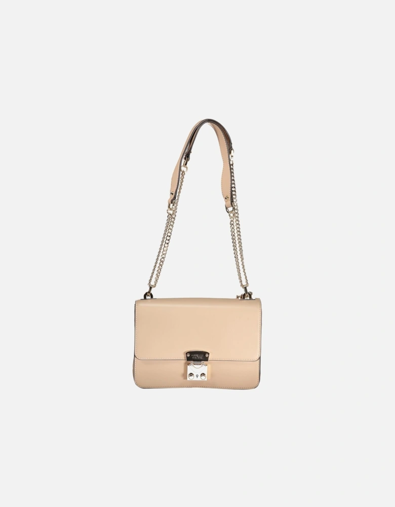 Premium Leather Crossbody Bag Women - Beige Handbags