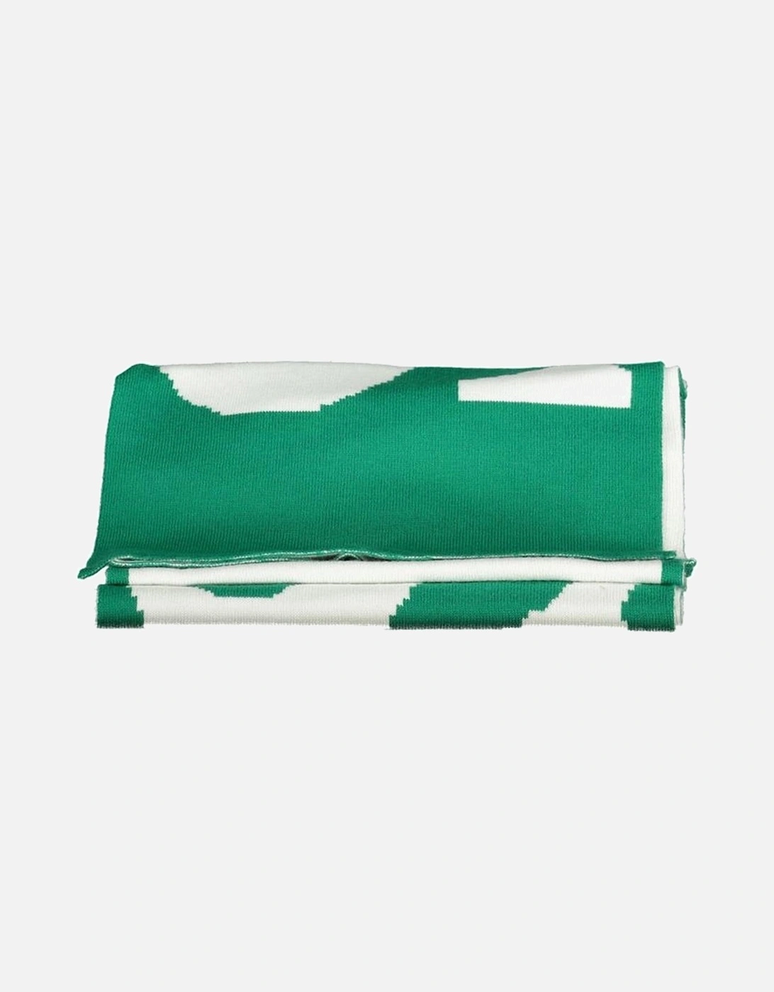 Contrast Detail Logo Scarf Women - Green Scarves, 4 of 3