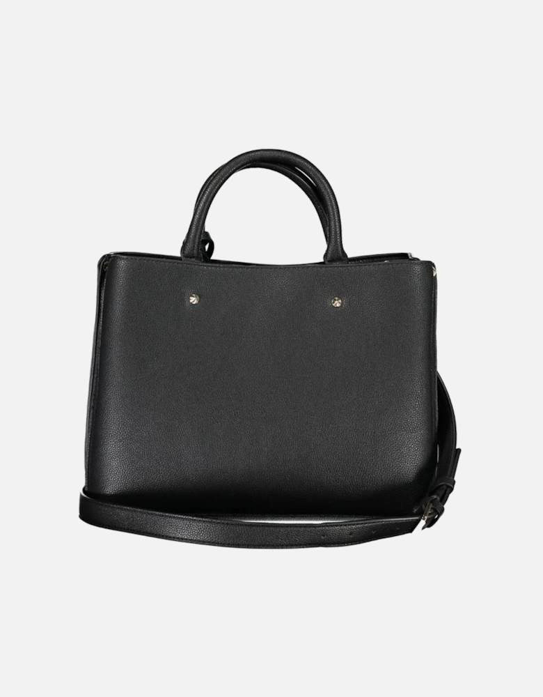 Three-compartment bag with adjustable strap and contrast details Women