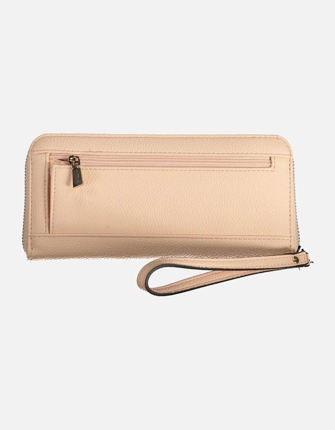 Leather Shoulder Bag with Chain Strap Women - Pink Wallets