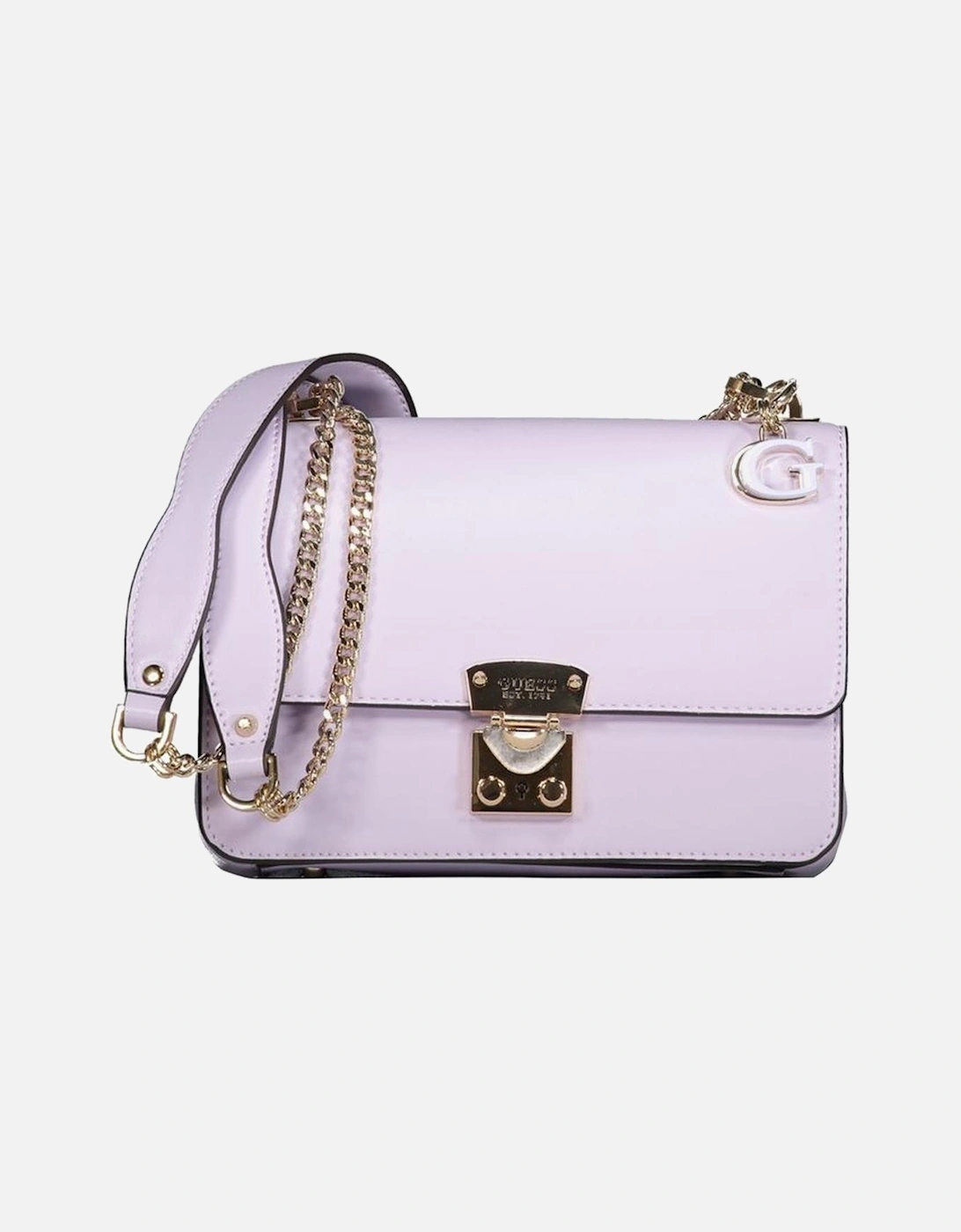 Textured Leather Shoulder Bag Women - Purple Handbags, 4 of 3