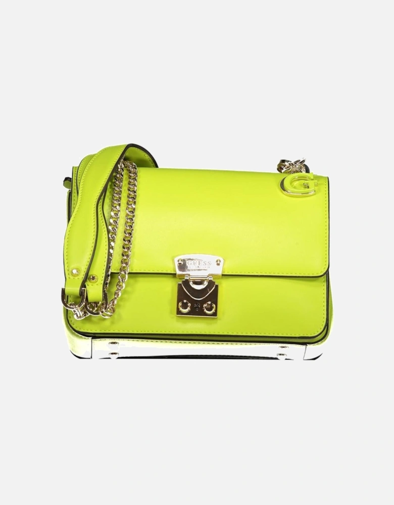 Leather Crossbody Bag with Gold-Tone Hardware Women - Green Handbags