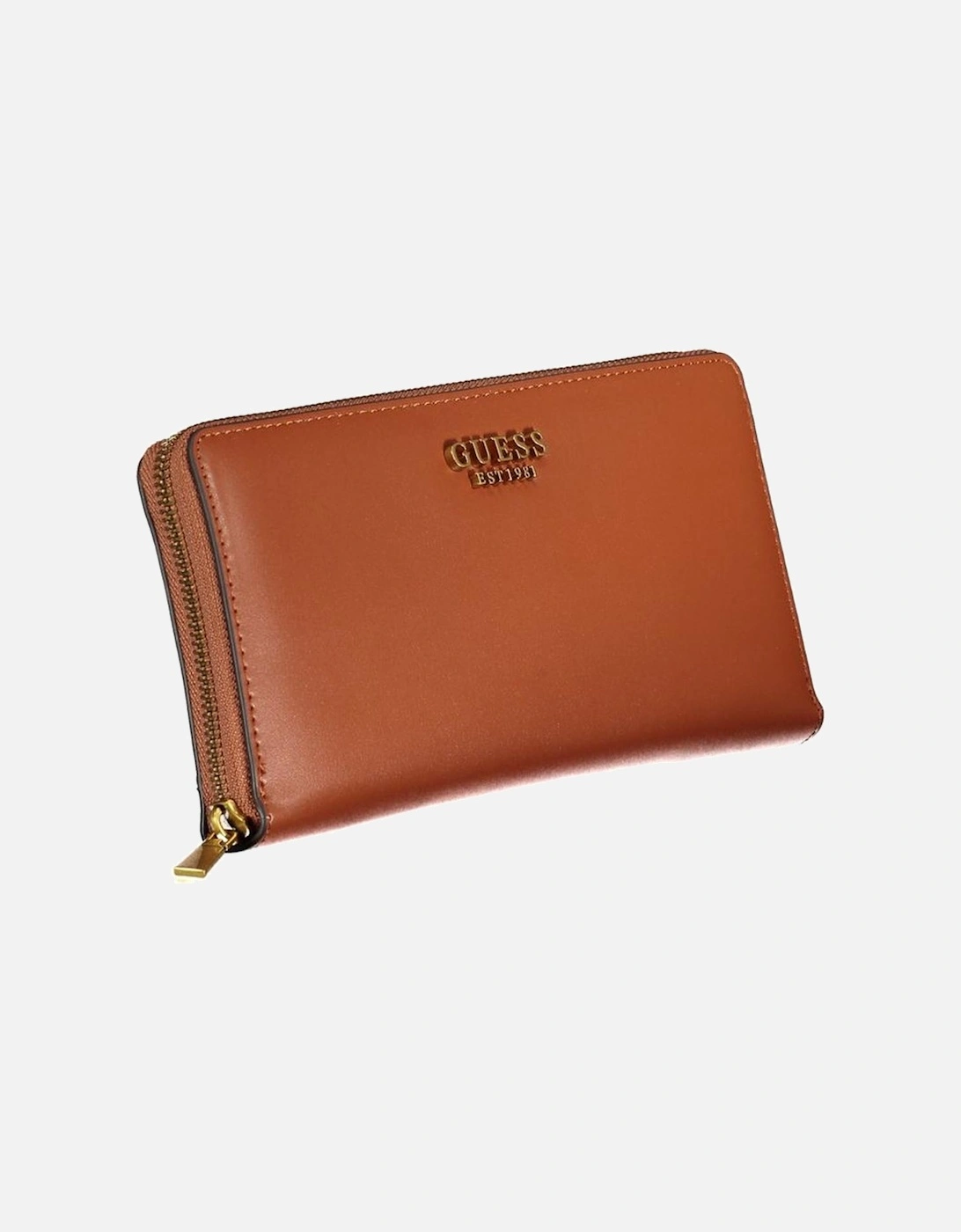 Triple Compartment Wallet with Coin Purse and Zip Closure Women -