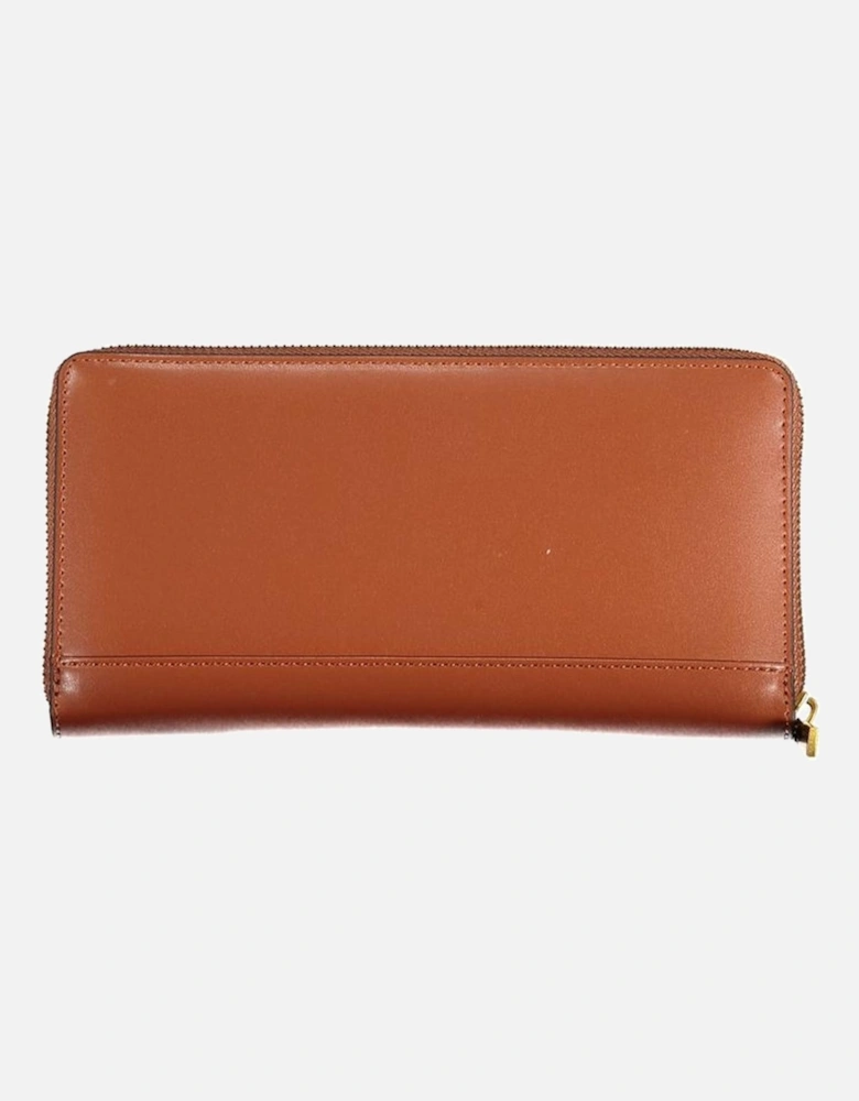 Triple Compartment Wallet with Coin Purse and Zip Closure Women -