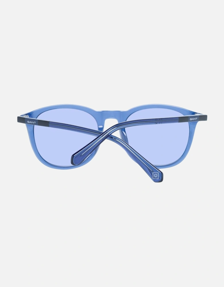 Round Sunglasses GA7047 Unisex - Blue