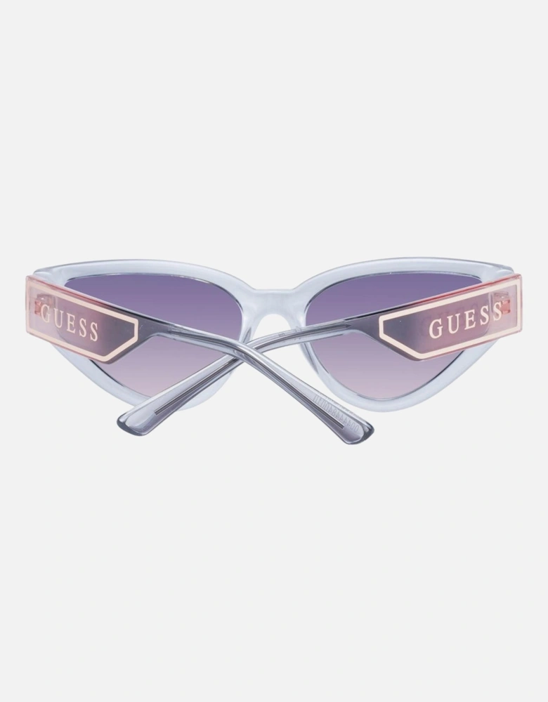 GU7761 Cat Eye Sunglasses GreyPurple Women - Gray