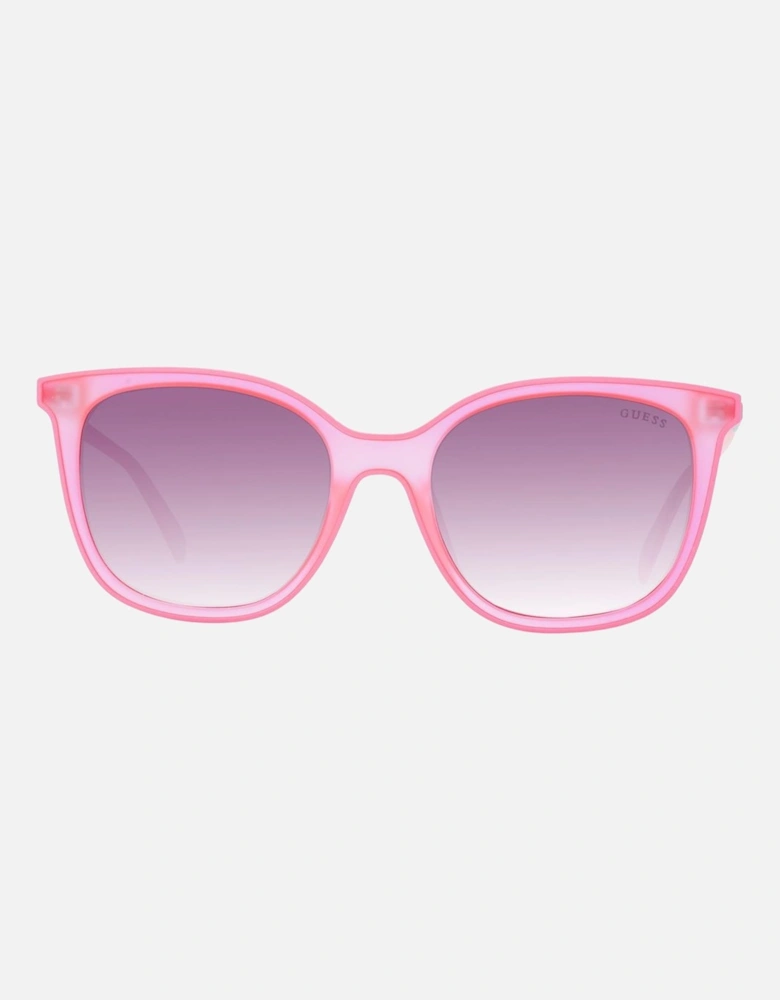 Rose Square Sunglasses with Gradient Lenses and 100% UV Protection