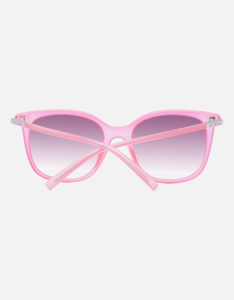 Rose Square Sunglasses with Gradient Lenses and 100% UV Protection