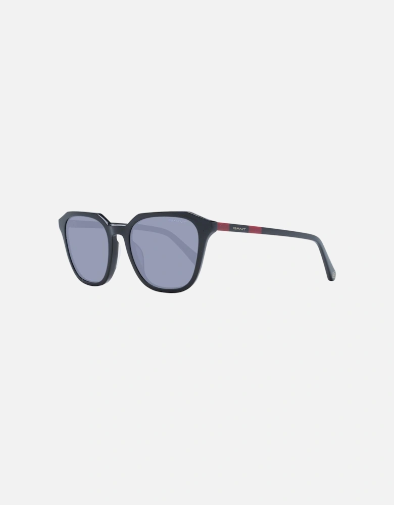 Black Rectangle Sunglasses with Grey Lenses - Category 3 Women