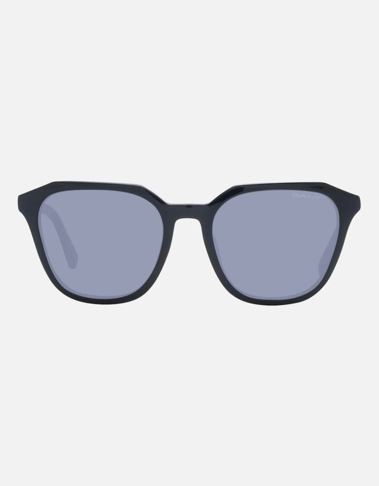 Black Rectangle Sunglasses with Grey Lenses - Category 3 Women