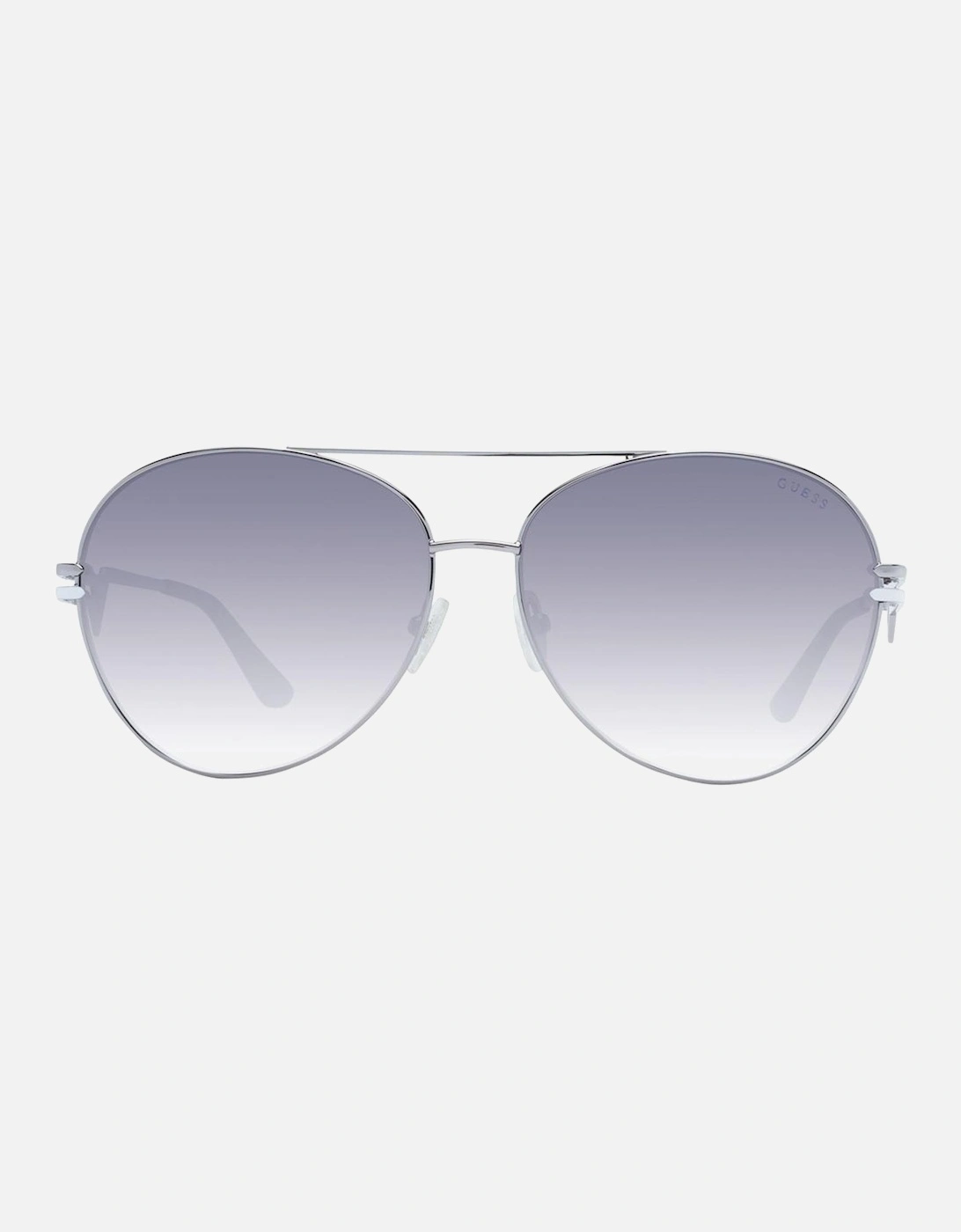 Gunmetal Aviator Sunglasses with Blue Gradient Lenses - Category 3