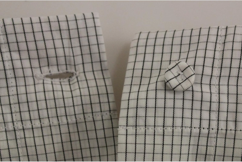Checked Shorts Women - White