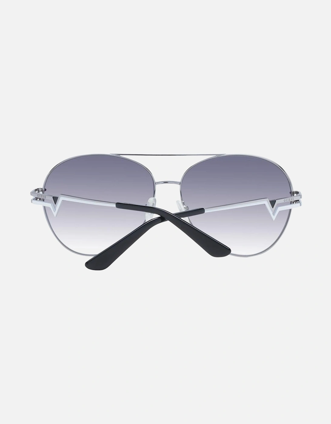 Gunmetal Aviator Sunglasses with Blue Gradient Lenses - Category 3