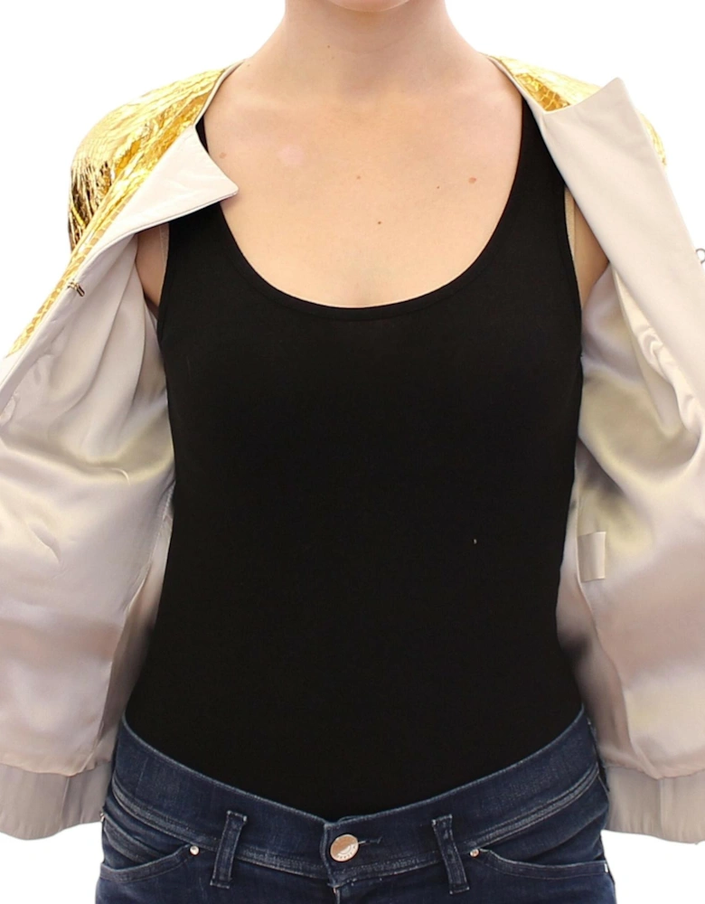 Leather Jacket Multicolor Women - White Jackets