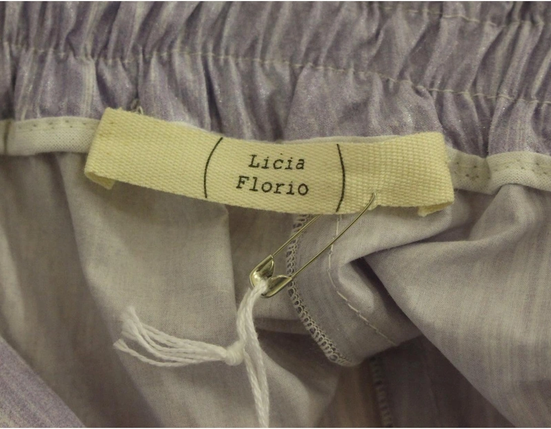 Exclusive Italian Designer Floral Shorts by Women - Purple