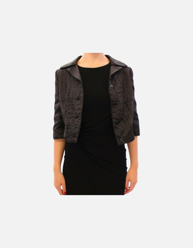 Dolce Gabbana Cropped Jacket Women - Black Jackets