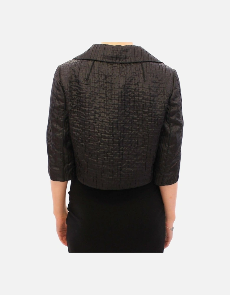 Dolce Gabbana Cropped Jacket Women - Black Jackets