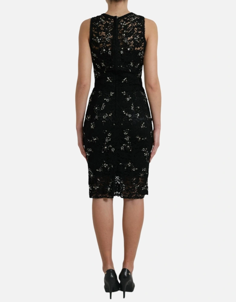 Lace Dress Embellished Cocktail Dress Women - Black Dresses