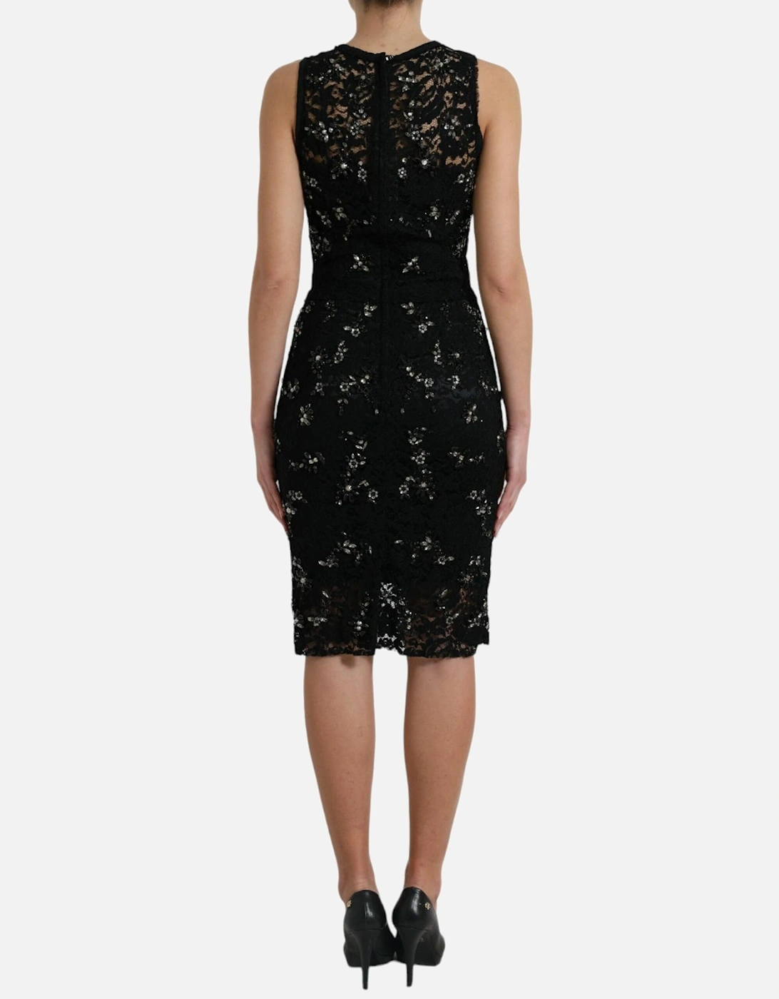 Lace Dress Embellished Cocktail Dress Women - Black Dresses