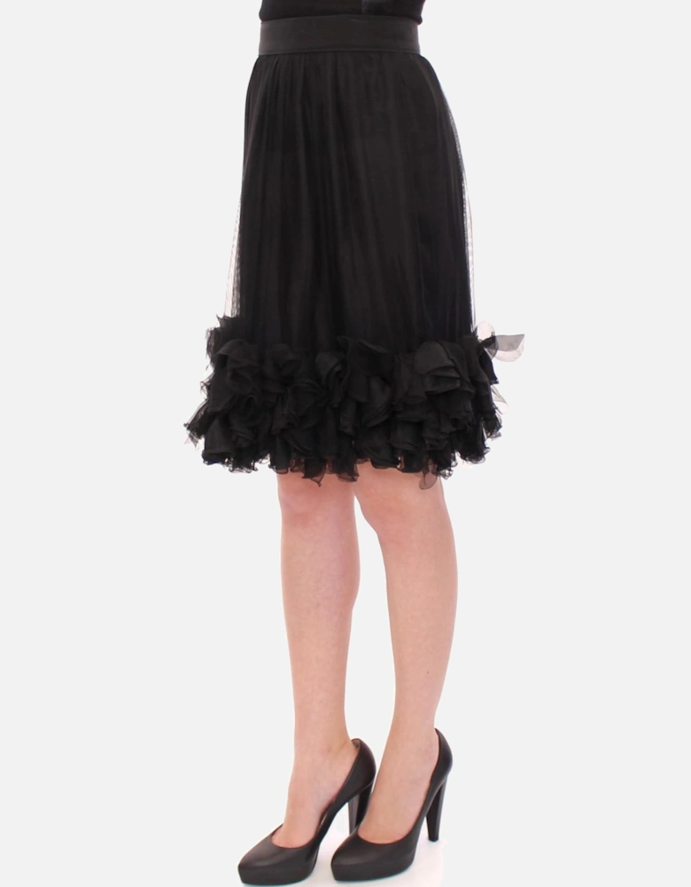 Dolce Gabbana Tulle Mini Skirt Women - Black