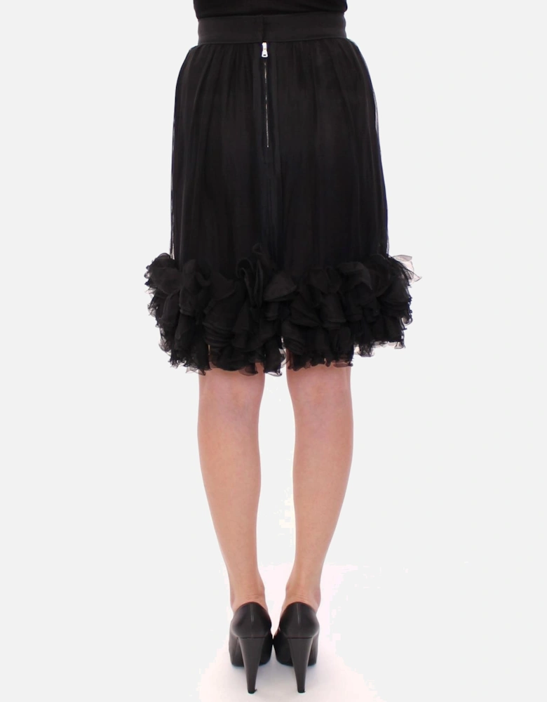 Dolce Gabbana Tulle Mini Skirt Women - Black