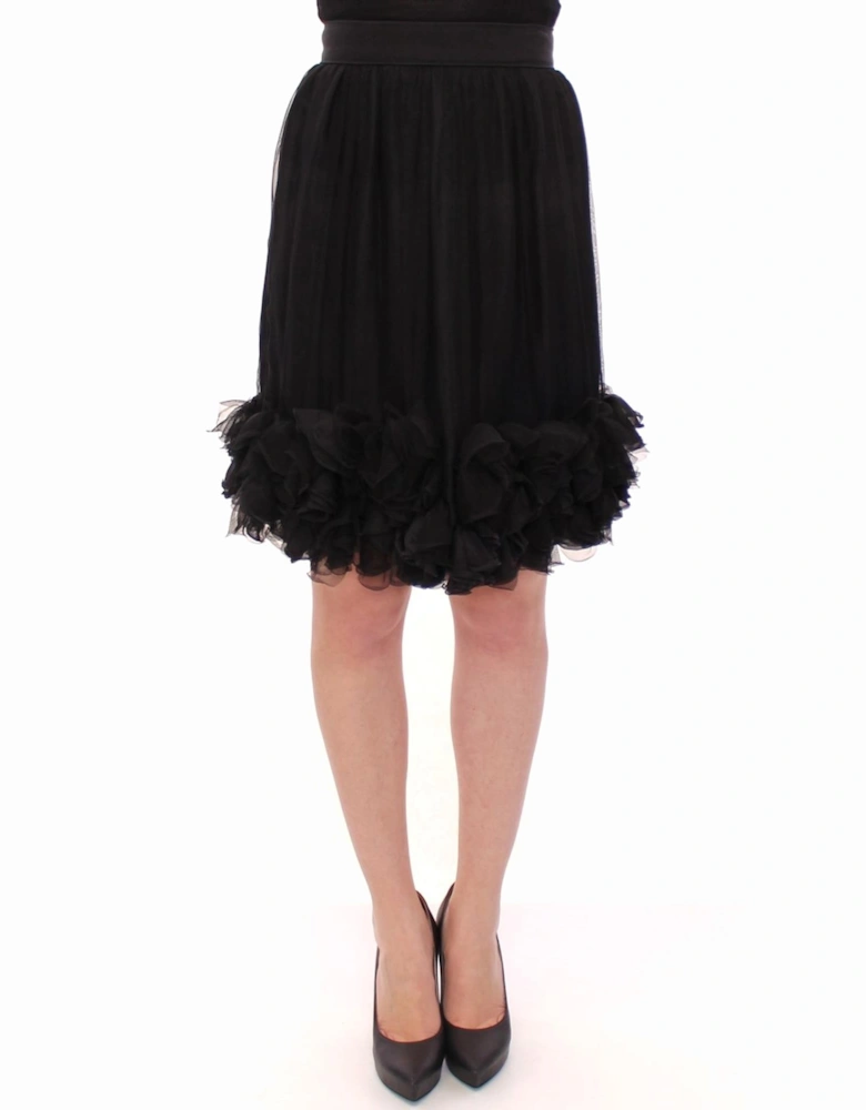 Dolce Gabbana Tulle Mini Skirt Women - Black