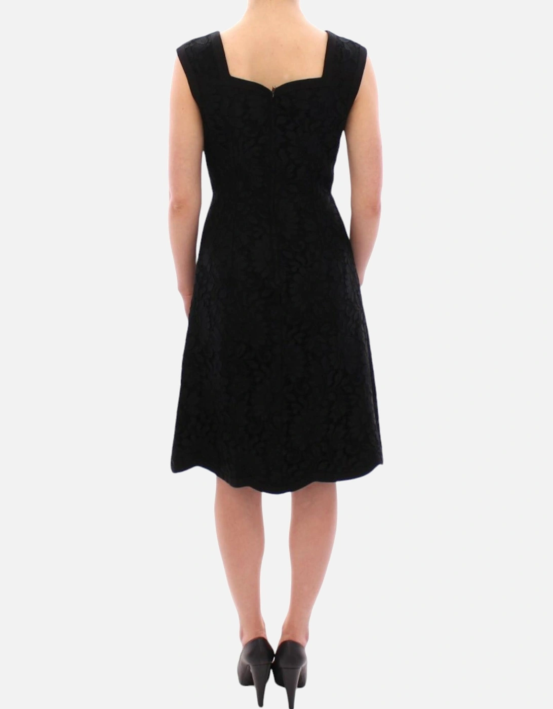 Lace Aline Dress Sweetheart Neck Women - Black Dresses