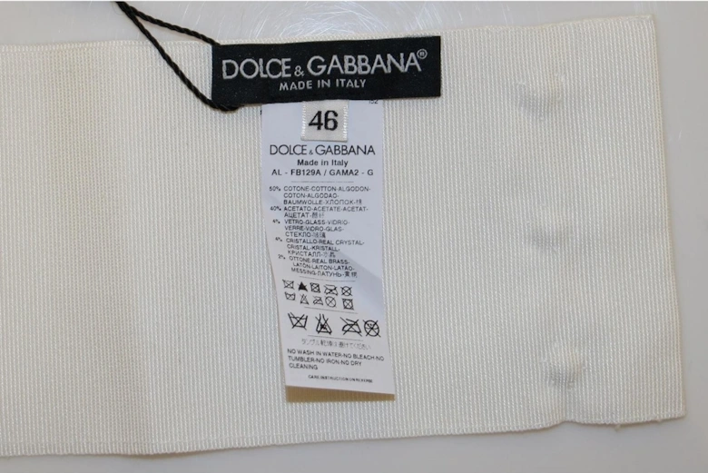 Dolce Gabbana embellished belt Women - White