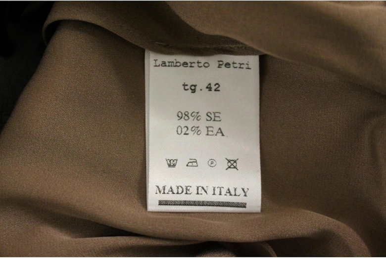 Silk Mid-Calf Sleeveless Shift Dress Women - Brown Dresses