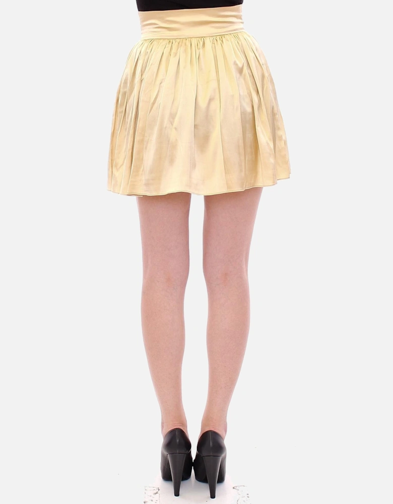 Embroidered Mini Skirt Women - Beige