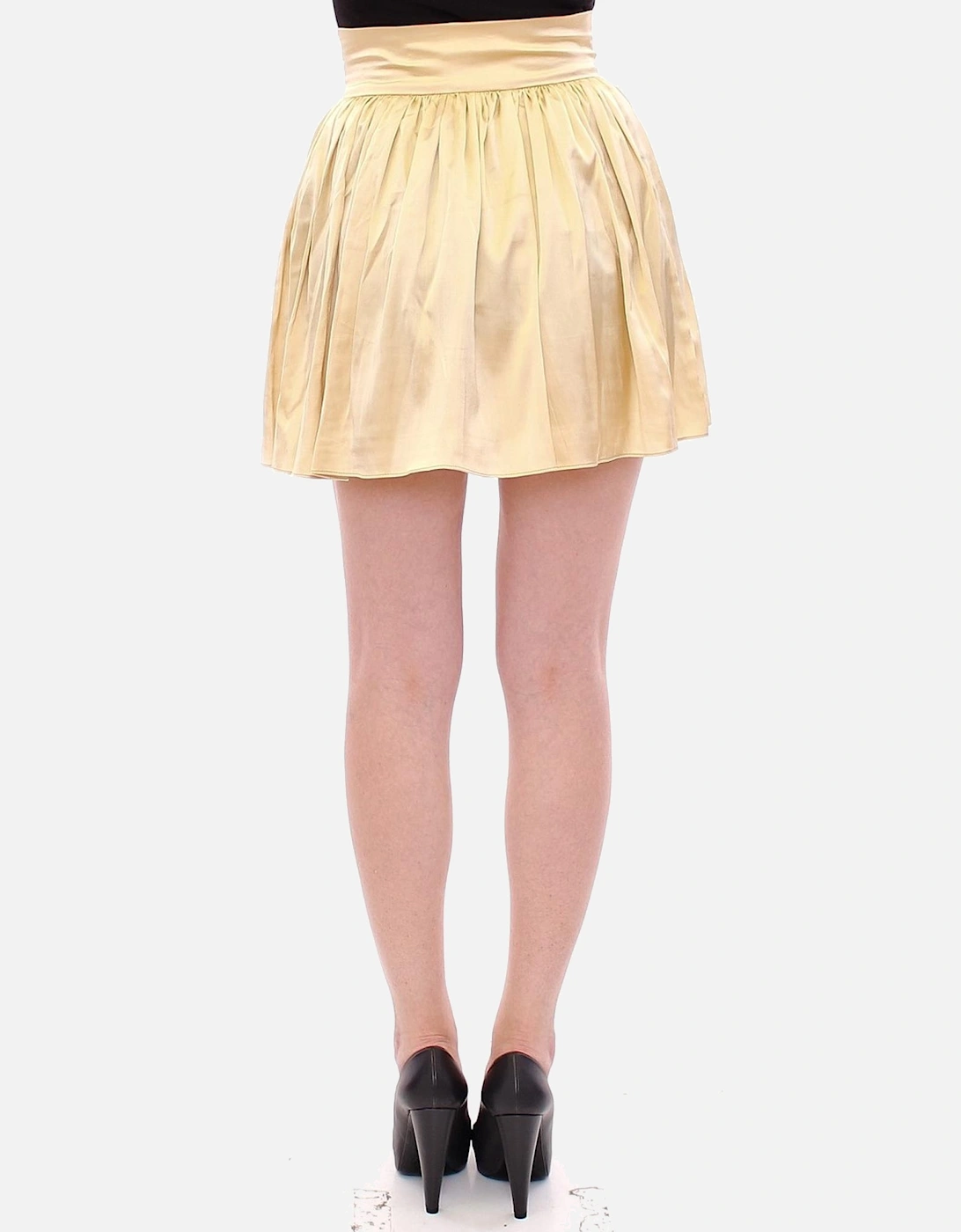 Embroidered Mini Skirt Women - Beige