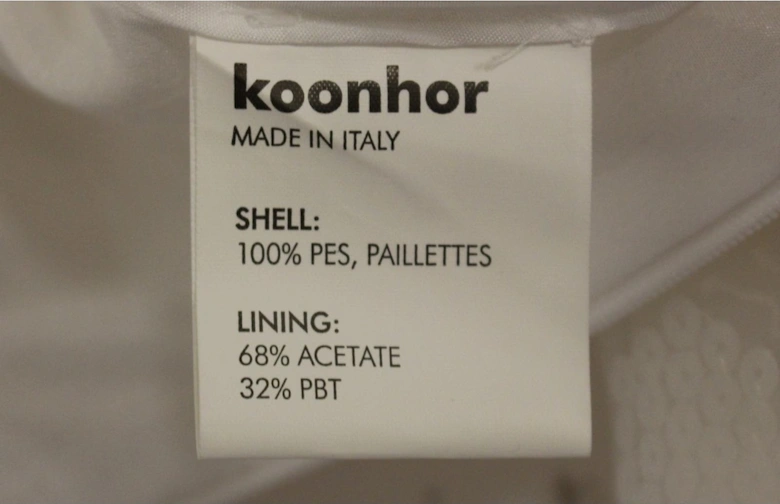 Knee-Length Polyester Skirt with Acetate Lining Women - White