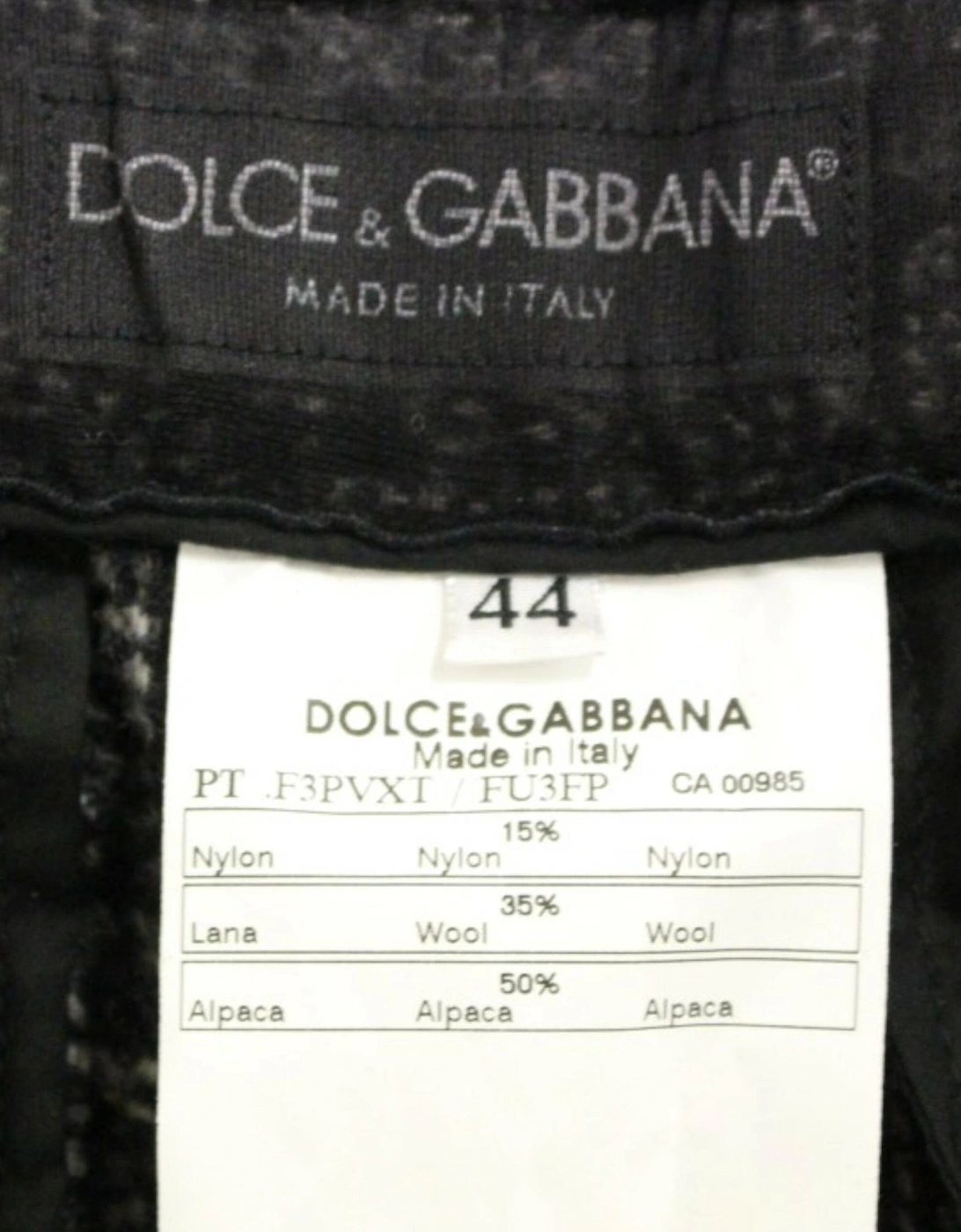 Dolce Gabbana Tweed Shorts BlackWhite Women - Gray