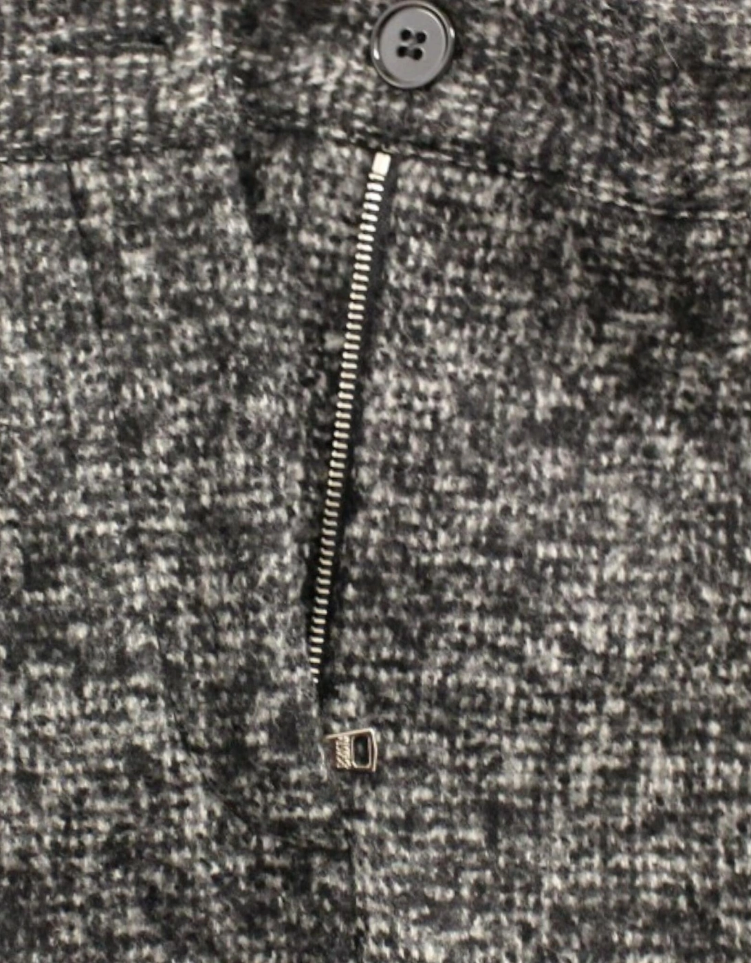 Dolce Gabbana Tweed Shorts BlackWhite Women - Gray