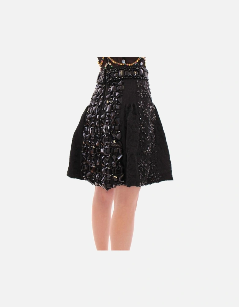 Dolce Gabbana Embellished Mini Skirt Women - Black