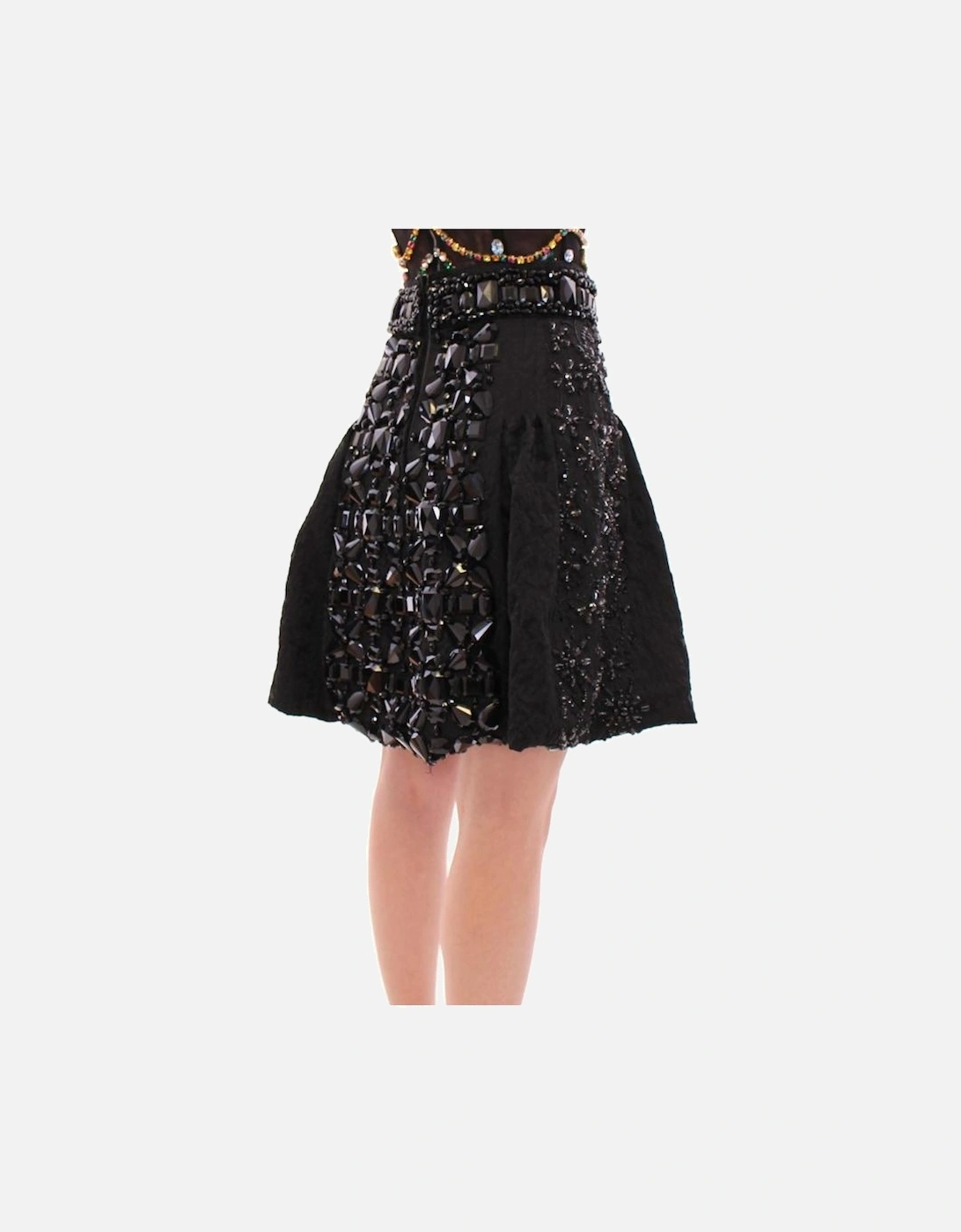 Dolce Gabbana Embellished Mini Skirt Women - Black