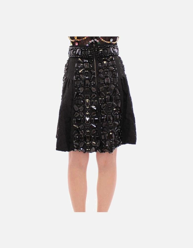 Dolce Gabbana Embellished Mini Skirt Women - Black